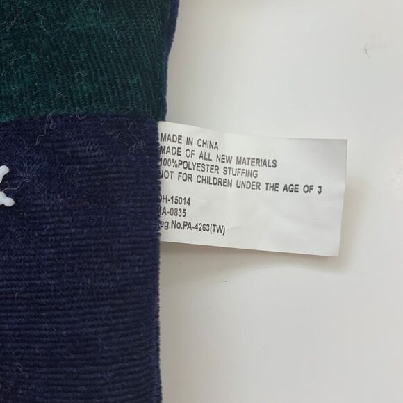 Velveteen 3D Snowman Christmas Stocking Birdhouse Cardinal Holiday 18 Inch - Picture 2 of 4